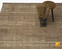 فرش وینتیج 9374 کرم طوسی