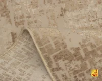 فرش وینتیج 9408 نسکافه‌ای کرم - تصویر 9