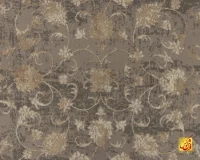 فرش وینتیج 9530 طوسی کرم - Image 3