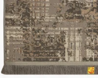فرش وینتیج 9619 طوسی کرم - Image 6