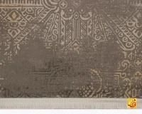 فرش وینتیج HBV 635 طوسی کرم - Image 5