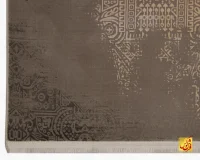 فرش وینتیج HBV 635 طوسی کرم - Image 6