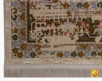 فرش وینتیج vin37 کرم نسکافه‌ای - Image 6