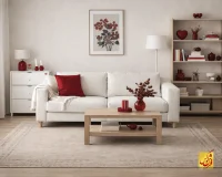 فرش مینیمال 499/55 طوسی