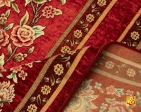 فرش ابریشم ماشینی 202754 لاکی - Image 8