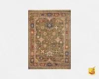 فرش وینتیج 4036 سبز - تصویر 2