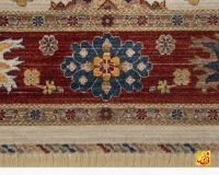 فرش وینتیج 4040 کرم حاشیه لاکی - Image 5