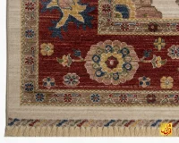 فرش وینتیج 4040 کرم حاشیه لاکی - Image 6