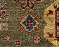فرش وینتیج 4076 سبز - تصویر 4