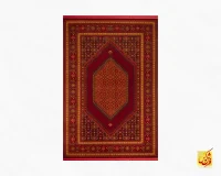 فرش کلاسیک 724 زرشکی - Image 2