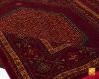 فرش کلاسیک 724 زرشکی - Image 10