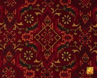 فرش کلاسیک 724 زرشکی - Image 6
