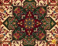فرش کلاسیک 7022 سبز - Image 3