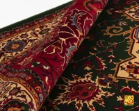 فرش کلاسیک 7022 سبز - Image 8