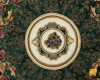 فرش ابریشم ماشینی D1044 سبز کرم - تصویر 3