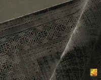 فرش وینتیج 21652 مشکی طوسی
