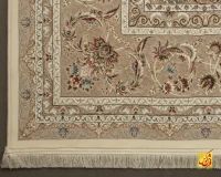 فرش کلاسیک فروغ کرم حاشیه بژ - Image 3