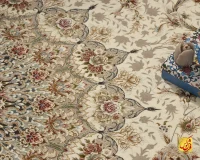 فرش کلاسیک فروغ کرم حاشیه بژ - Image 6