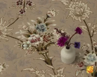 فرش کلاسیک شروین بژ - Image 5