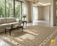فرش کلاسیک سیران بژ