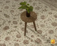 فرش کلاسیک سیران کرم حاشیه بژ - Image 8