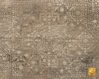 فرش وینتیج 735522 کرم طوسی - Image 7