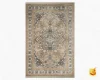 فرش وینتیج 75004 طوسی آبی
