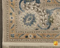 فرش وینتیج 75004 طوسی آبی