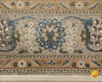 فرش وینتیج 75004 طوسی آبی