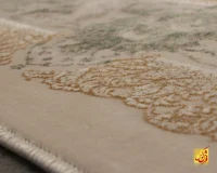 فرش کلاسیک 9998 کرم طلایی - Image 5