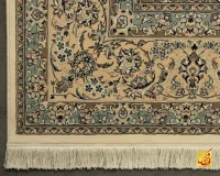 فرش کلاسیک کد 002_ رنگ 1101 کرم بژ