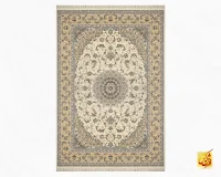 فرش کلاسیک کد 051_ رنگ 1101 کرم بژ
