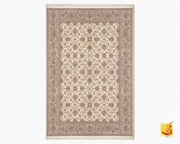 فرش کلاسیک کد 021_ رنگ 1008 کرم حاشیه فیلی