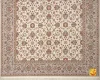 فرش کلاسیک کد 021_ رنگ 1008 کرم حاشیه فیلی