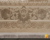 فرش وینتیج ۹۹۹9 کرم نسکافه ای - Image 8