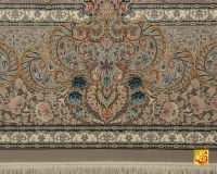 فرش کلاسیک کد 040_ رنگ 2037 نقره‌ای - Image 6