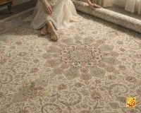 فرش کلاسیک کد 500_ رنگ 1003 کرم