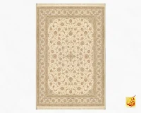 فرش کلاسیک کد 502_ رنگ 1003 کرم