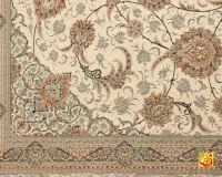فرش کلاسیک کد 502_ رنگ 1003 کرم