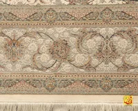 فرش کلاسیک کد 502_ رنگ 1003 کرم
