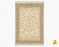 فرش کلاسیک کد 502_ رنگ 1037 بژ - Image 2