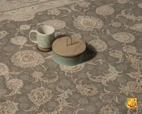 فرش کلاسیک کد 502_ رنگ 1073 دودی - Image 3