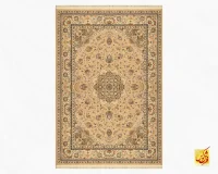 فرش کلاسیک کد 051_ رنگ 3012 کرم