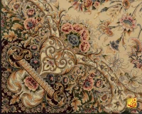 فرش کلاسیک کد 051_ رنگ 3020 خاکی