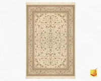 فرش کلاسیک کد 052_ رنگ 3002 کرم