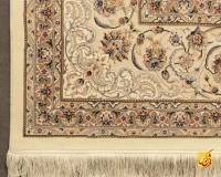 فرش کلاسیک کد 052_ رنگ 3002 کرم