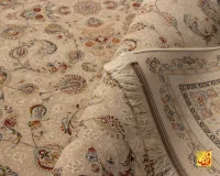 فرش کلاسیک مهدسانا بژ - Image 7