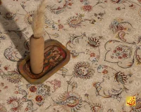 فرش کلاسیک مهدسانا بژ - Image 3