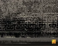 فرش وینتیج N05 طوسی مشکی - Image 6