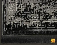 فرش وینتیج N6 طوسی مشکی - Image 7